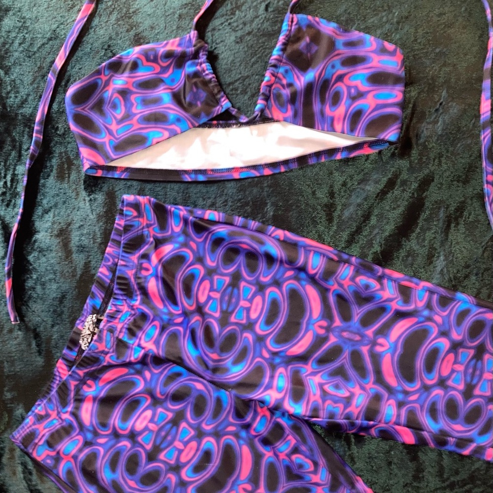 SOLD on Depop - Dolls Kill Psychedelic Mind Pants Set